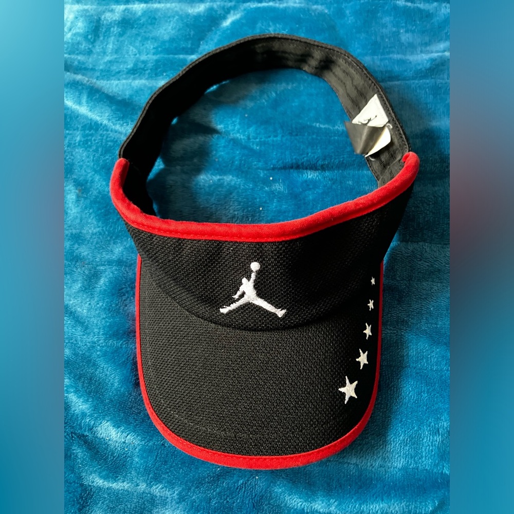 Jordan Black and Red Kids Visor